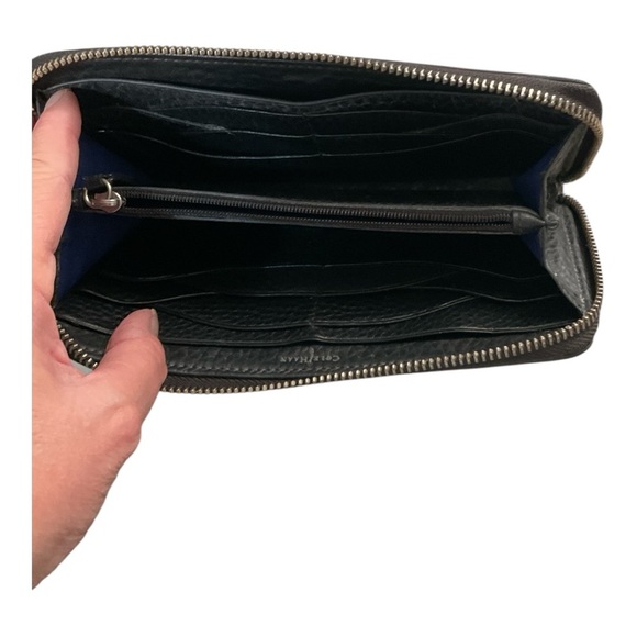 Cole Haan Black Pebbled Leather Wallet - Picture 3 of 6